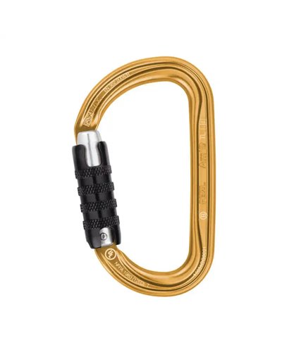 Petzl Am'D Triact-Lock Biner Gold