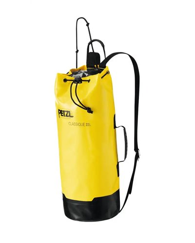 Petzl Classique 22 L Sacca Speleologia, Giallo/Nero