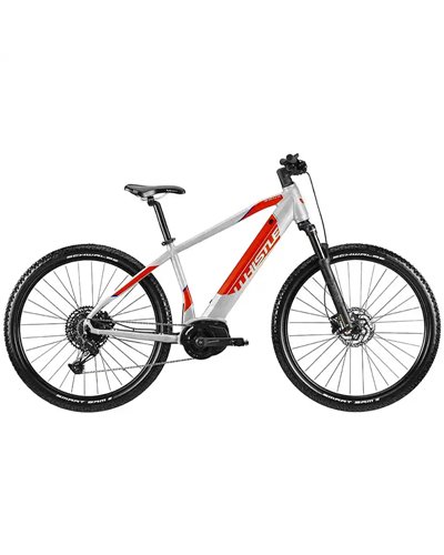 Whistle e-Bike B-Race A5.1 29" Sram SX Eagle 12s - 250W/500Wh, Flat Grey/Neon Red
