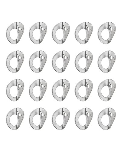 Petzl Coeur Steel 10 mm Placchetta in Acciaio Standard (20 pz)