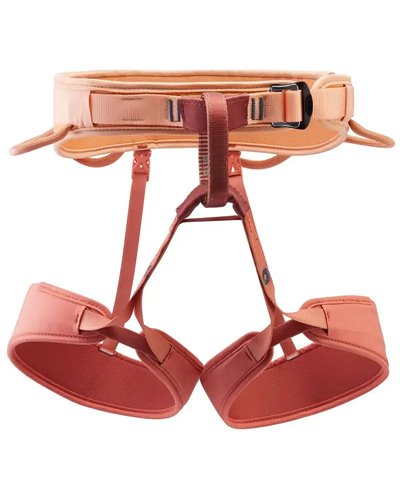 Petzl Corax LT Women's Harness Size L, Coral/Sand