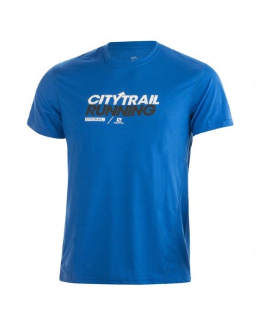 Salomon T-Shirt Citytrail Graphic Tee, Union Blue