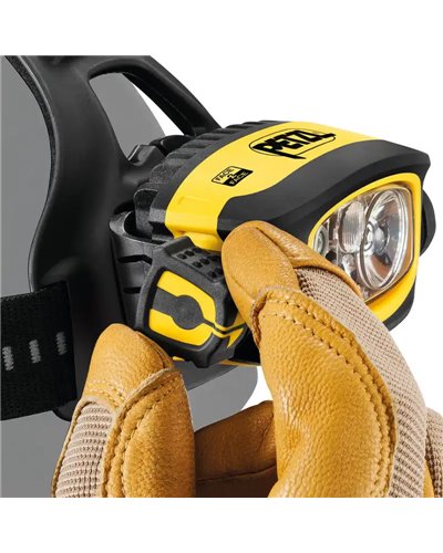 Petzl Duo S Lampada Frontale, Nero/Giallo
