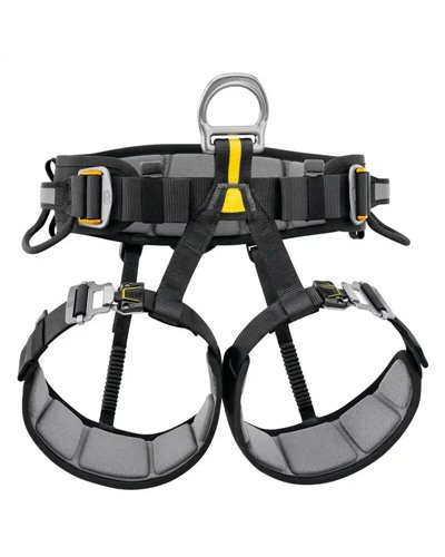 Petzl Falcon Imbracatura Taglia 2, Nero/Giallo