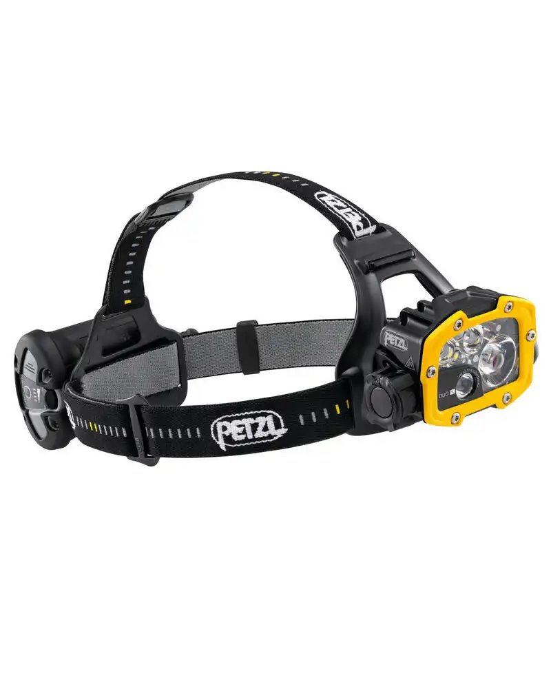 Petzl Duo RL Lampada Frontale 2800 Lumen, Nero/Giallo
