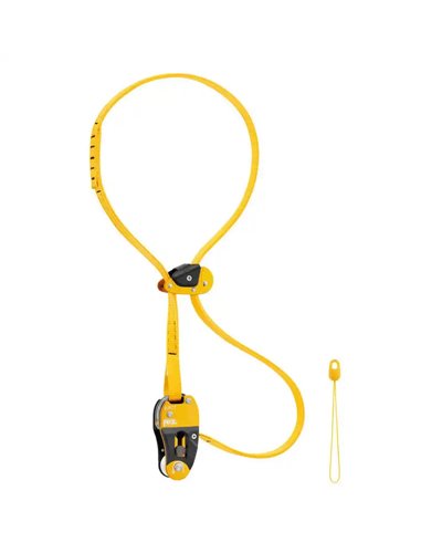 Petzl Eject Falsa Forcella Regolabile con Carrucola Funzione a Strozzo