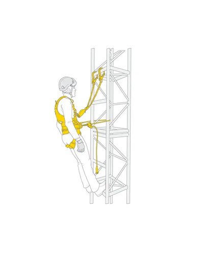 Petzl Kit Imbracatura Volt e Cordino Absorbica 150 Taglia 2