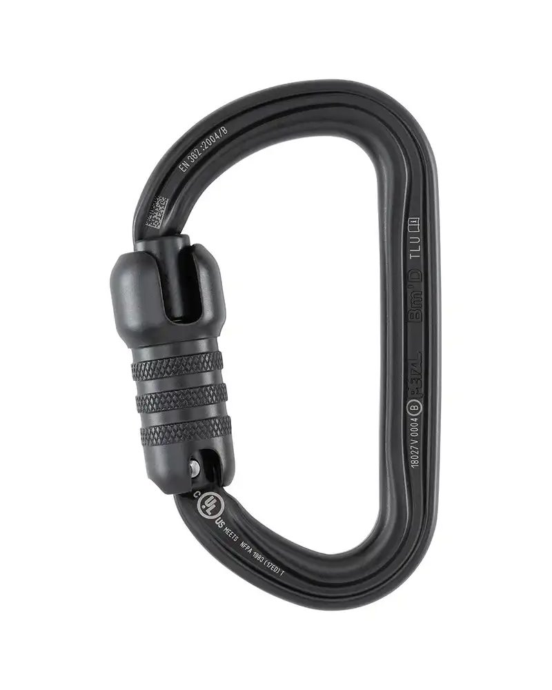 Petzl BM'D Triact-Lock U Carabiner Black