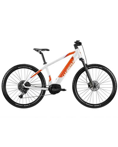 Whistle e-MTB B-Race A5.2 Sram SX Eagle 12V AM80 500Wh Tg. 42, Grigio Flat/Rosso Fluo