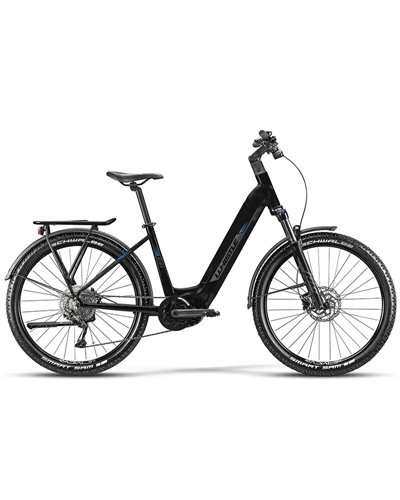 Whistle e-Bike Hike Shimano Deore 10V Bosch CX 625Wh Tg. 45, Nero/Antracite