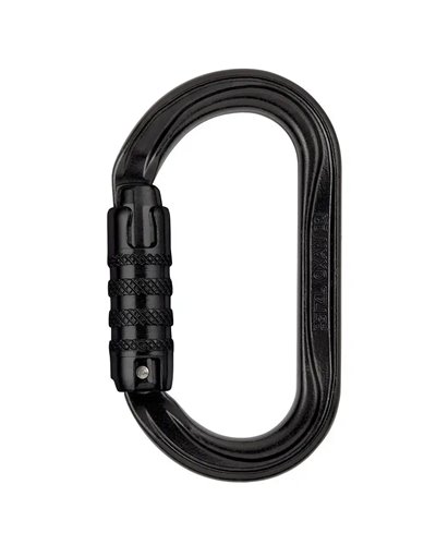 Petzl Oxan Triact-Lock Nero Moschettone