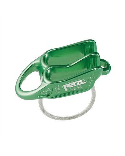 Petzl Reverso Assicuratore/Discensore, Verde