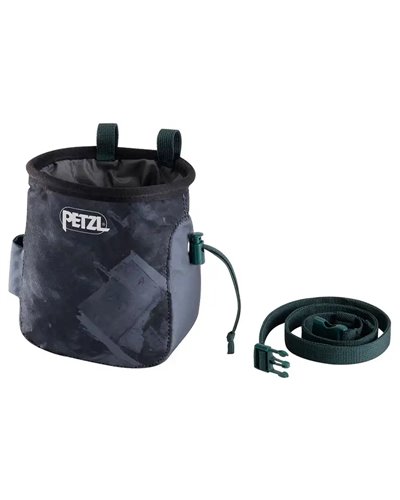 Petzl Saka Chalk Bag, Dark Gray