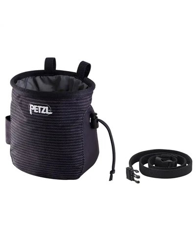 Petzl Saka Chalk Bag, Chalk Stripes