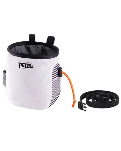 Petzl Saka Chalk Bag, White Dazzle