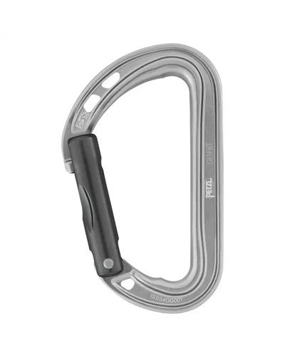 Petzl Spirit Moschettone Leggero, Grigio