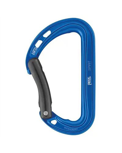 Petzl Spirit Carabiner Bent Blue