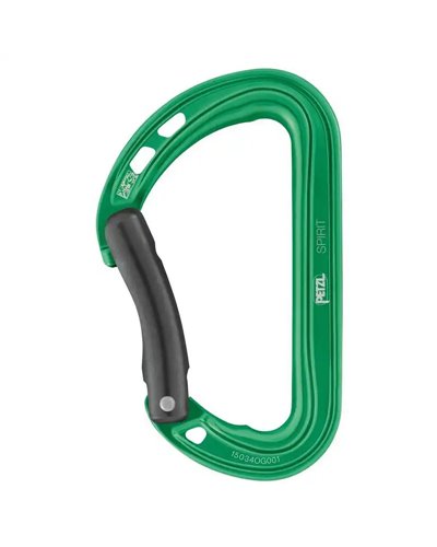 Petzl Spirit Carabiner Bent Green
