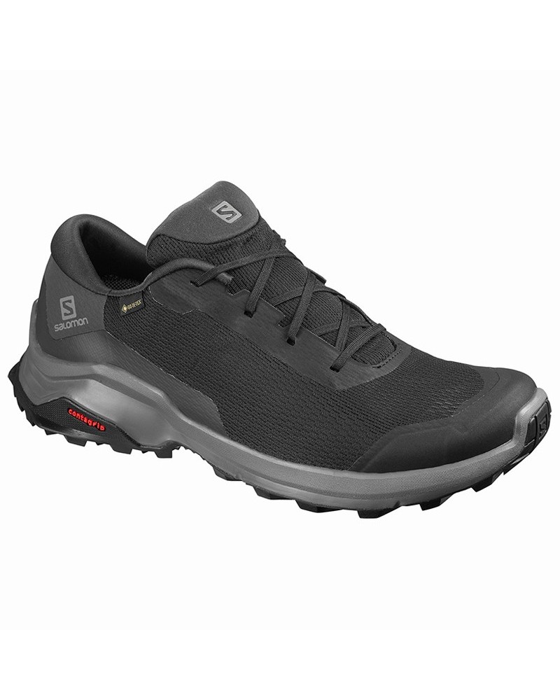 Salomon X Reveal GTX Gore-Tex zapatos de trekking para hombre, negro /  fantasma / imán - Bike Sport Adventure