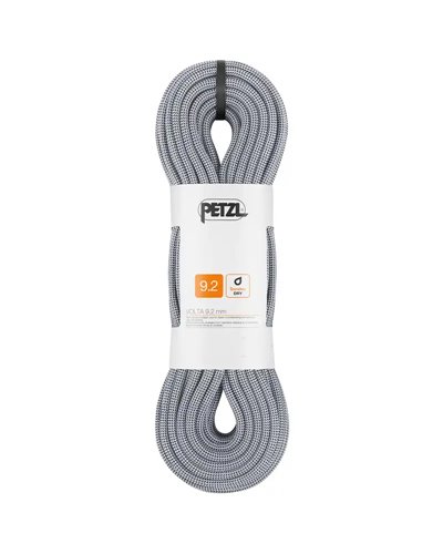 Petzl Volta 9.2mm - 50 m Multi-type Rope, Gray