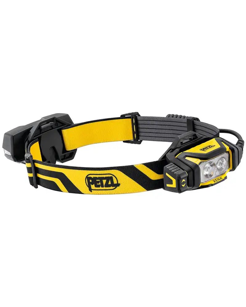 Petzl Xena Lampada Frontale, Nero/Giallo