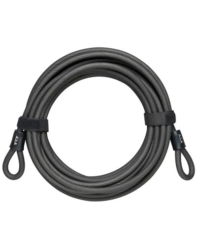 AXA Double Loop 100/10 Prolunga Cavo Antifurto Lucchetto Bici