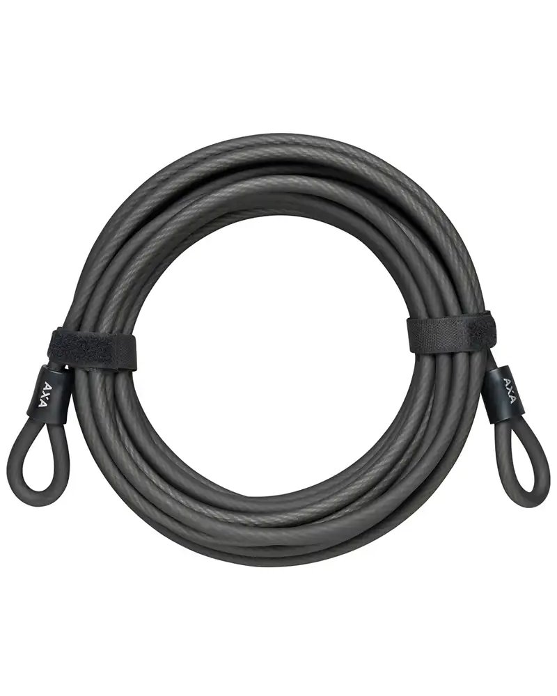 AXA Double Loop 100/10 Prolunga Cavo Antifurto Lucchetto Bici