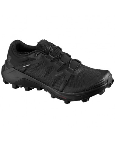 Salomon Wildcross GTX Gore-Tex Women's Trail Running Shoes, Black/Black/Black