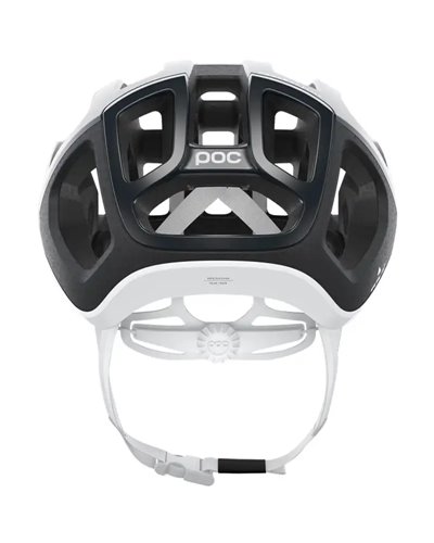 Poc Ventral Lite Road Cycling Helmet, Uranium Black/Hydrogen White Matt