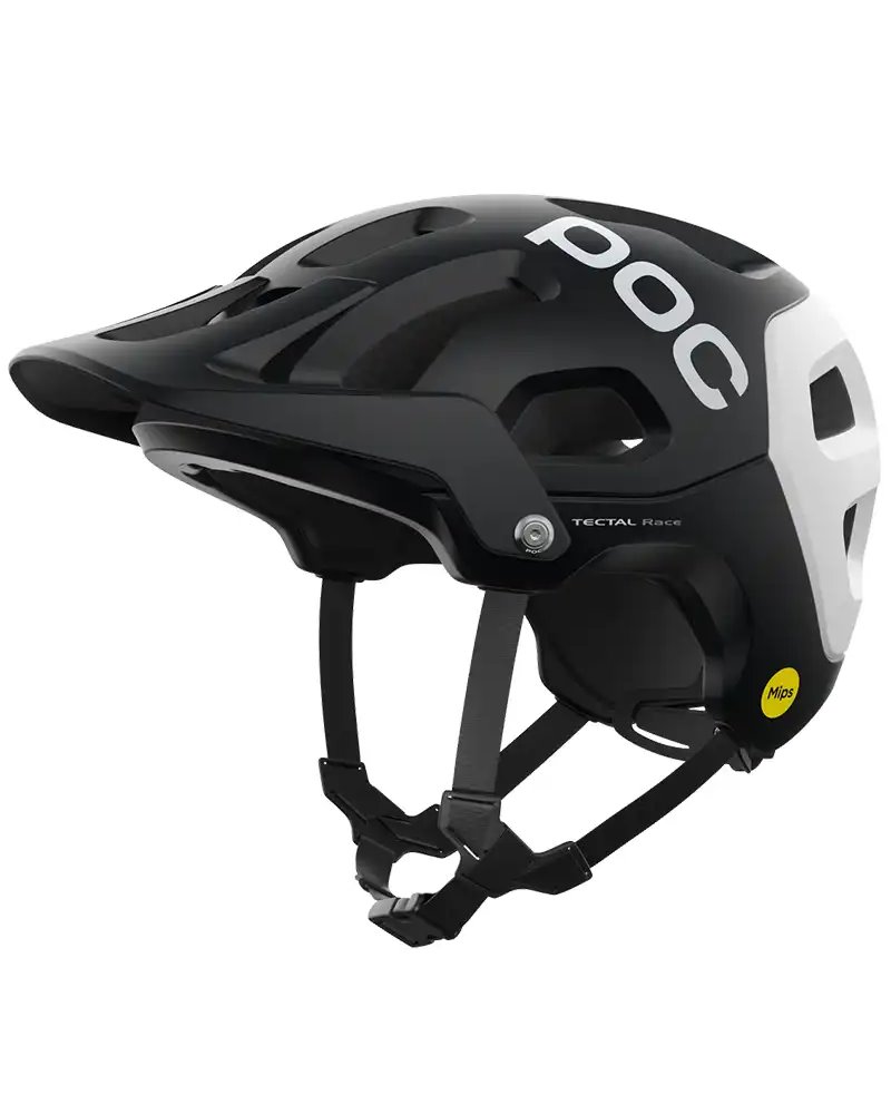 Poc Tectal Race MIPS MTB Helmet, Uranium Black/Hydrogen White Matt