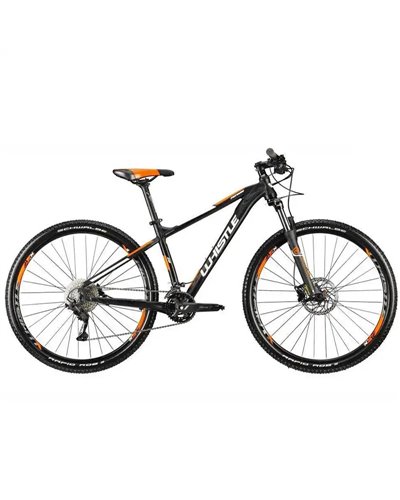 Whistle Patwin 2160 29" Shimano Deore 10V Tg. L, Nero/Arancio Fluo Opaco
