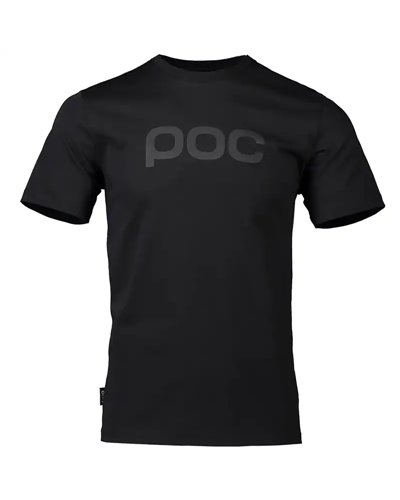 Poc Tee Short Sleeve 100% Cotton, Uranium Black