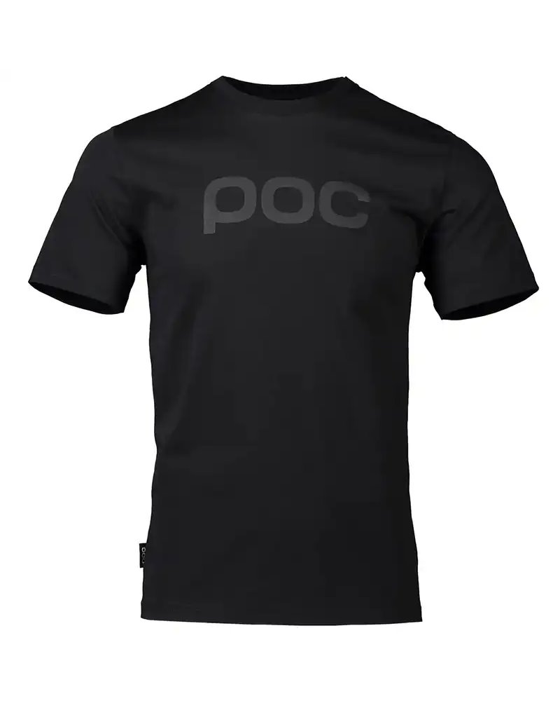 Poc Tee Short Sleeve 100% Cotton, Uranium Black