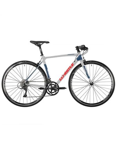 Whistle Modoc Flat Bar Shimano Claris 8V Tg. M, Grigio/Rosso Fluo