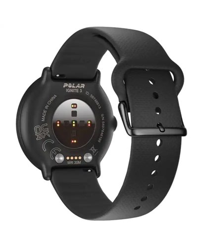 Polar Ignite 3 Fitness Watch GPS Wrist-Based HR, Night Black