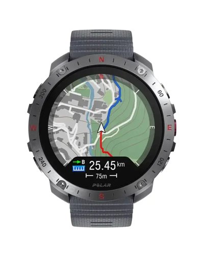 Polar Grit X2 Pro Outdoor Multisport Watch GPS Wrist-Based HR, Stone Gray