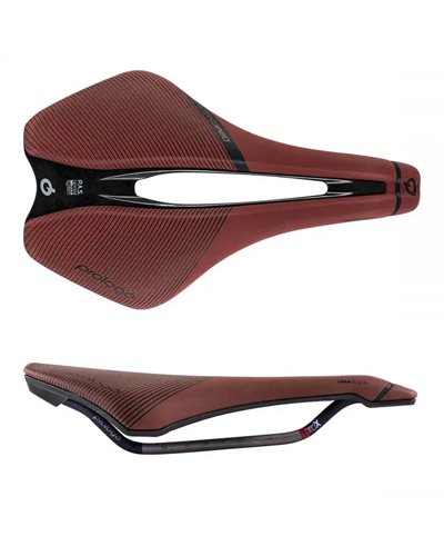 Prologo DIMETN3RB01-AM Bicycle Saddle Dimension 143 Tirox Special Edition, Brick Red