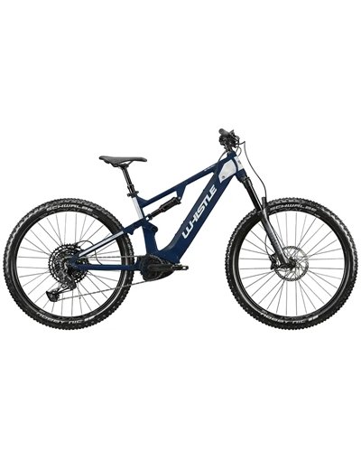 Whistle e-MTB B-Rush A3.4 Sram SX Eagle 12v Bosch CX 625Wh, Blu Scuro/Cromo