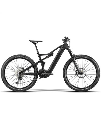 Whistle e-MTB B-Rush C3.4 Shimano Deore 12v Bosch CX 750Wh, Nero/Nero