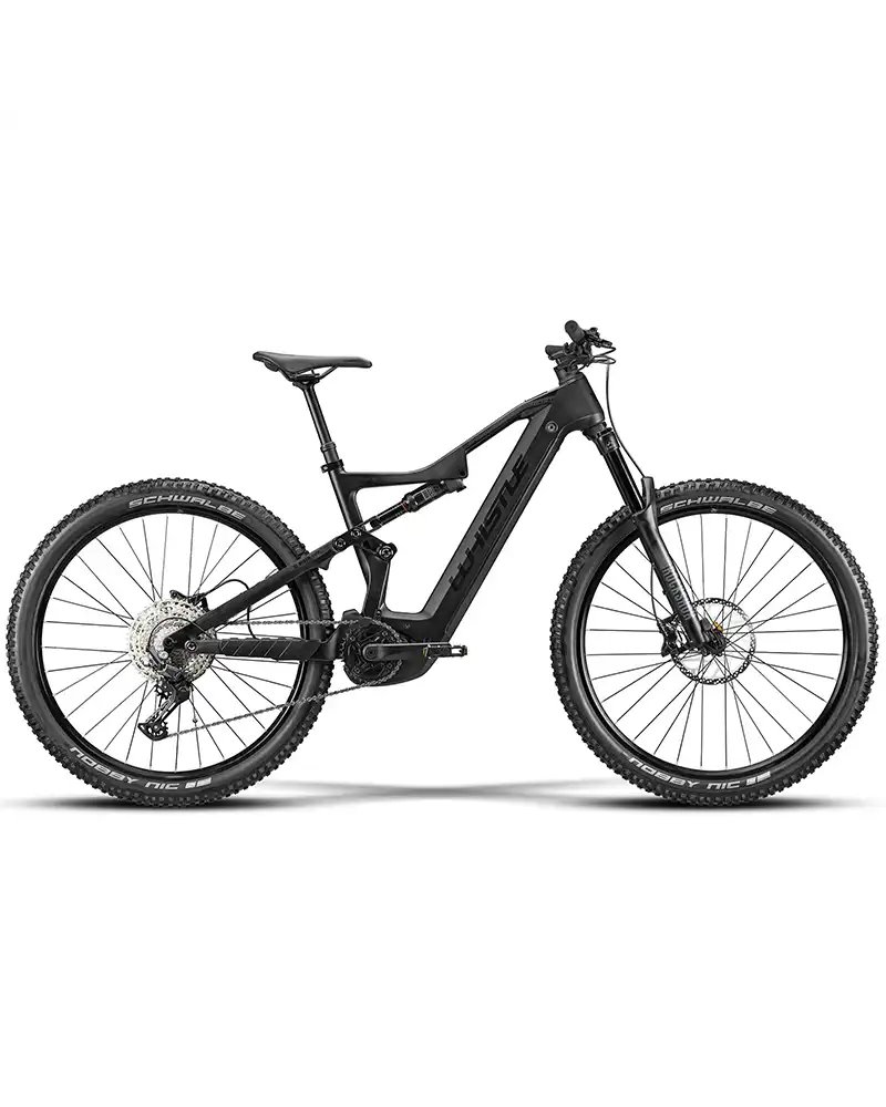 Whistle e-MTB B-Rush C3.4 Shimano Deore 12v Bosch CX 750Wh, Nero/Nero