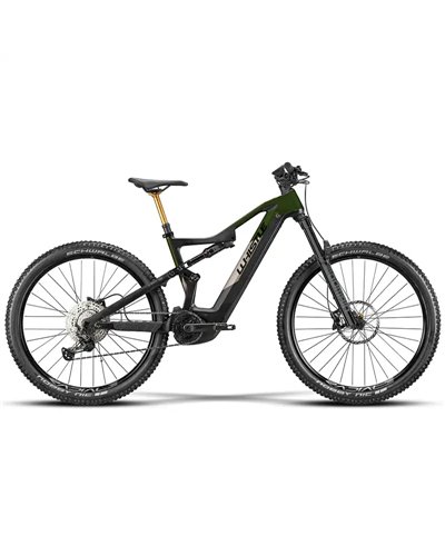 Whistle e-MTB B-Rush C7.4 Shimano XT 12sp Bosch CX 750Wh, Black/Green