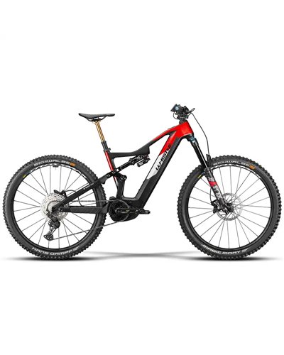 Whistle e-MTB B-Rush C8.4 Shimano XT 12v Bosch CX 750Wh, Nero/Rosso