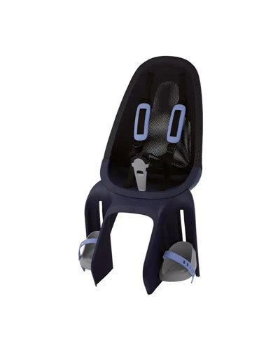 Qibbel Rear Child Seatpost, Fixed To The Carrier, Black/Blues
