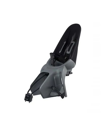 Qibbel Child Rear Seat - Air Rear - Black/Silver - Frame Fixed