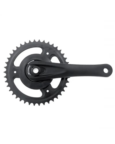 Prowheel Crankset 42X170, Alu, with Disc, Black
