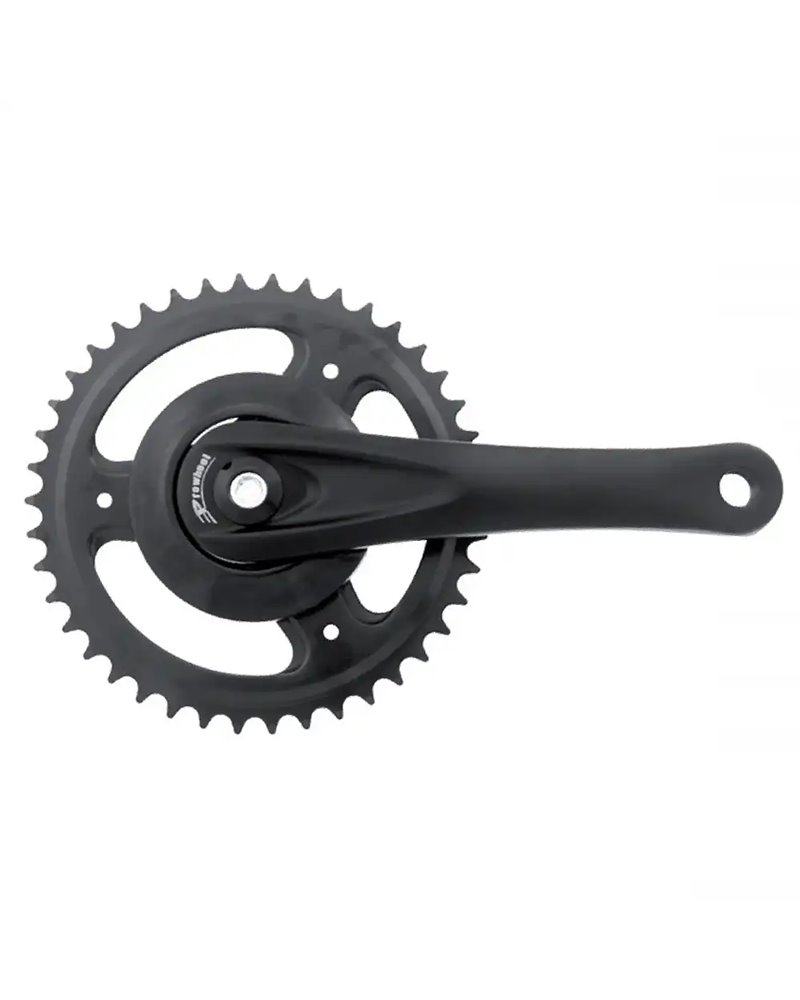 Prowheel Crankset 42X170, Alu, with Disc, Black