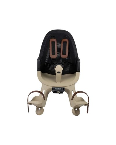 Qibbel Front Child Bike Seat Air Front - Black Cappuccino