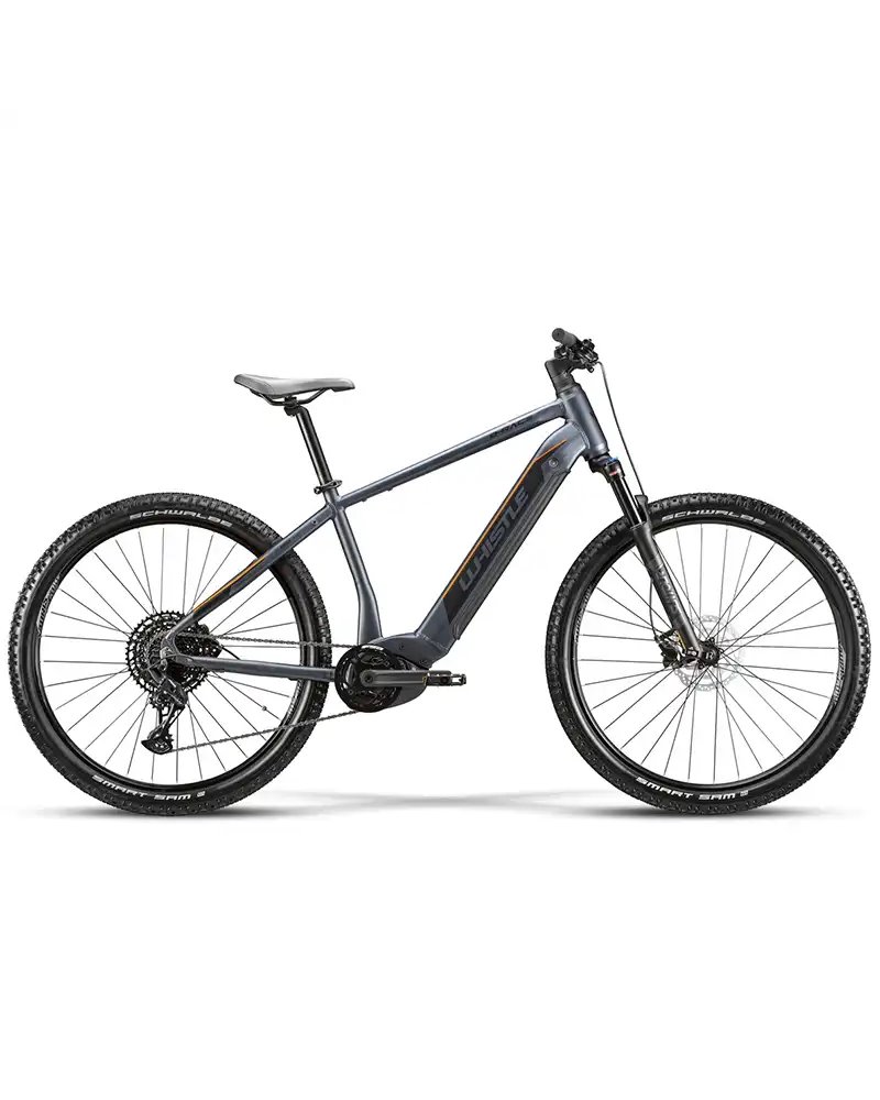 Atala Whistle e-MTB B-Race A9.2 Sram SX Eagle 12sp Bosch CX 625Wh, Petroleum/Black/Orange