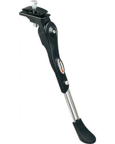RMS Center Alloy Kickstand Adjustable For 24-28, With Screw, Plate And Rubber, Black