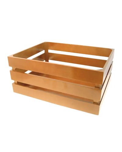 RMS Wooden Crate Natural Color, Size 43X33X19